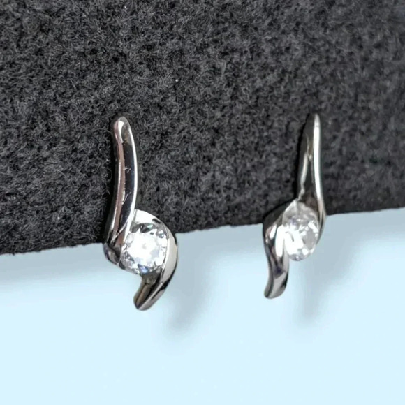 Vintage 925 & CZ Demi Parure - Picture 3 of 11